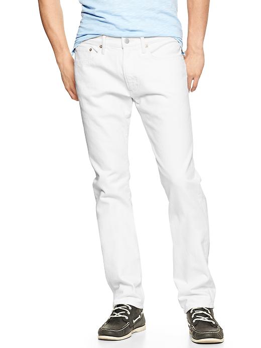 Image number 1 showing, 1969 slim fit jeans (white wash)