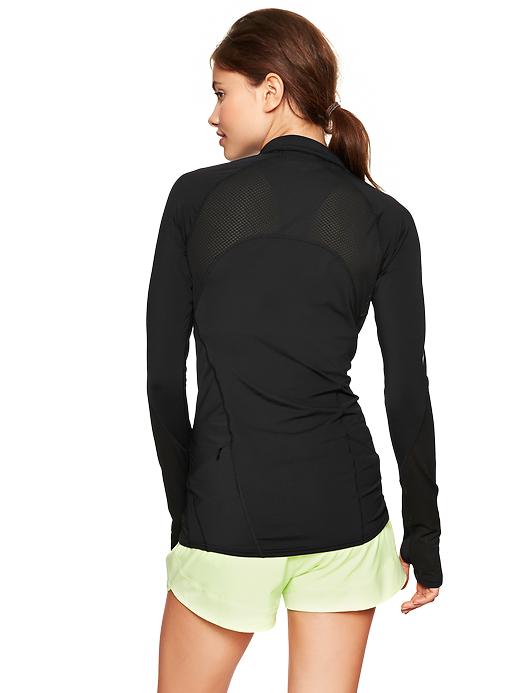 View large product image 2 of 2. GapFit half-zip high-shine running pullover