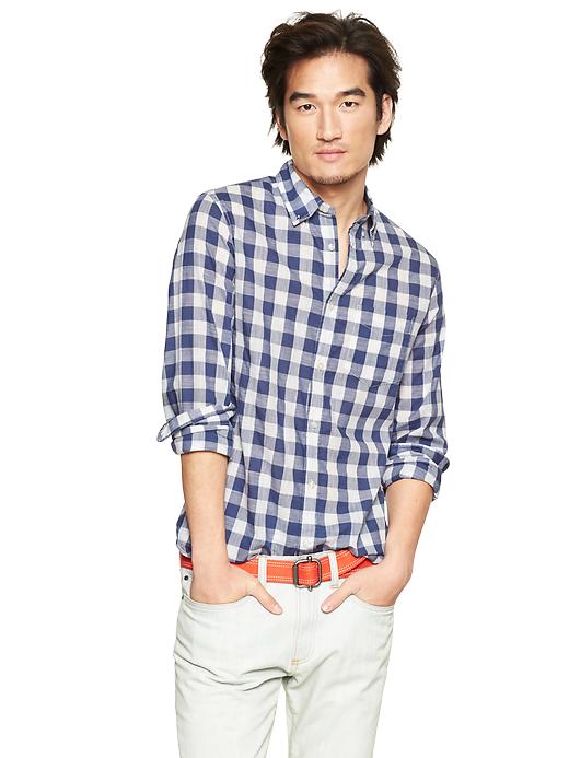 Image number 3 showing, Checkered plaid shirt