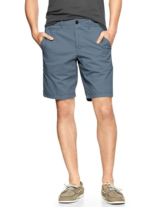 Image number 10 showing, Lived-in flat front shorts (10")