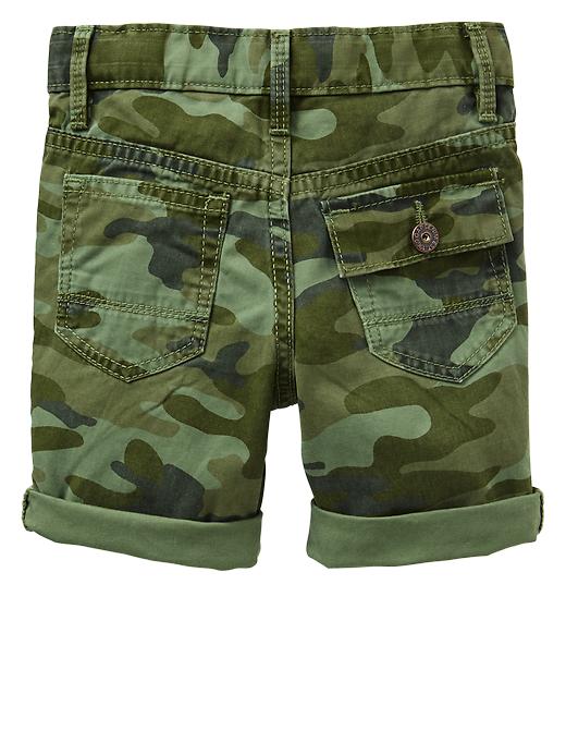 Image number 2 showing, Camo flat front shorts