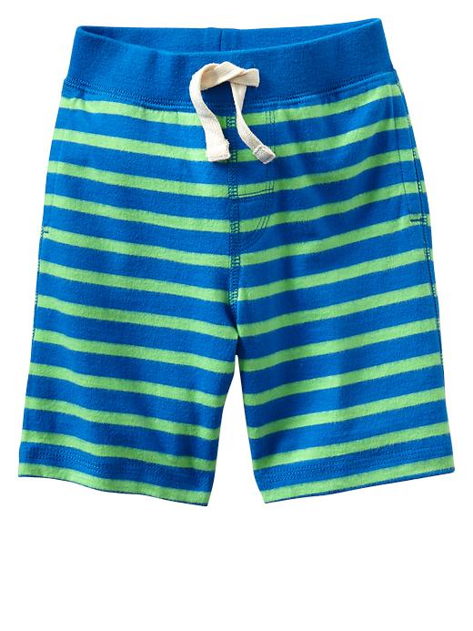 Image number 5 showing, Striped jersey knit shorts