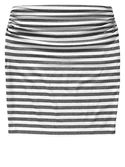 Image number 2 showing, Side shirred striped skirt