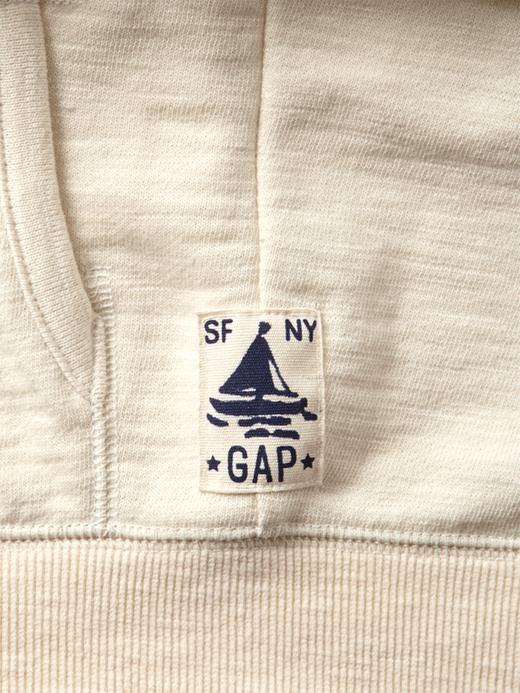 Image number 2 showing, Baseball stripe zip hoodie