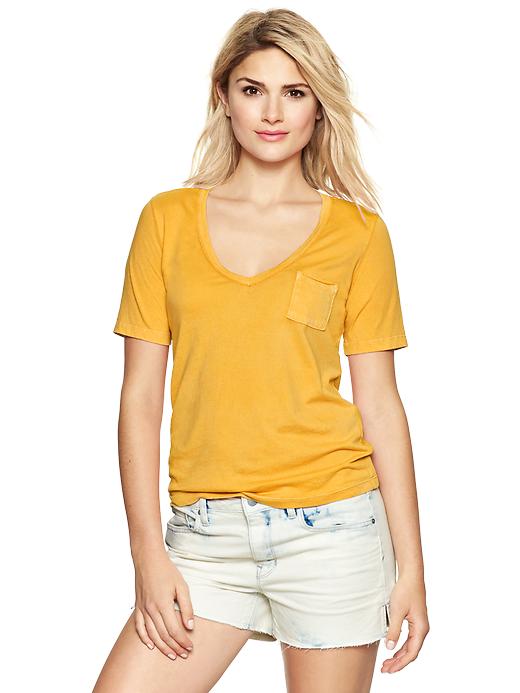 Image number 8 showing, Faded V-neck tee