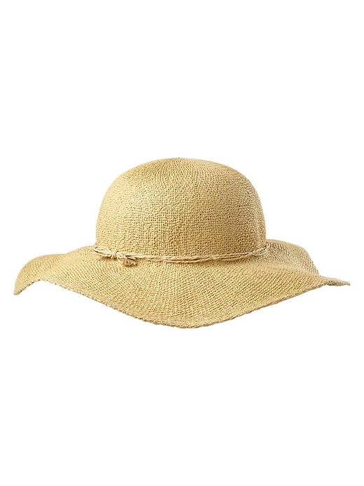 View large product image 1 of 1. Straw floppy hat