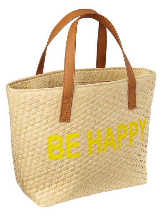 Image number 1 showing, Happy straw tote