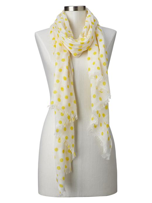 View large product image 1 of 1. Polka dot scarf