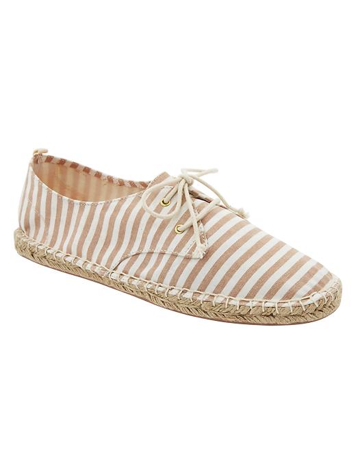 View large product image 1 of 1. Lace-up espadrilles