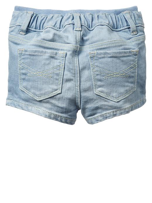 Image number 2 showing, Pull-on denim shorts
