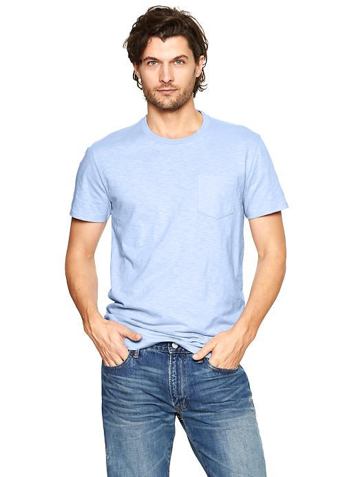 Image number 3 showing, Lived-in pocket t-shirt