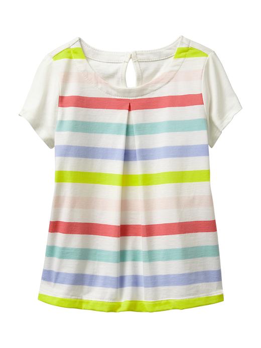 View large product image 1 of 1. Pleated tee