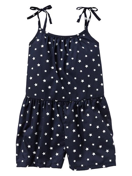 View large product image 1 of 1. Starry tie romper