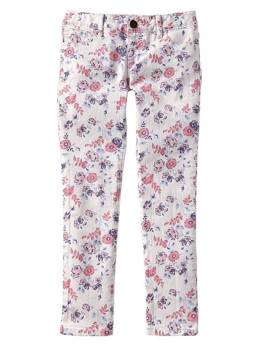 Image number 1 showing, 1969 floral super skinny jeans