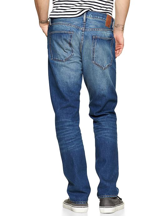 Image number 2 showing, 1969 standard taper fit jeans (medium indigo wash)