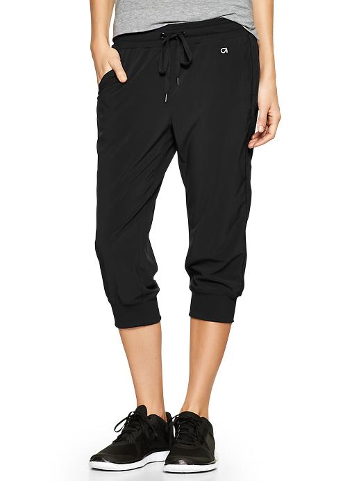 View large product image 1 of 1. GapFit woven panel capris