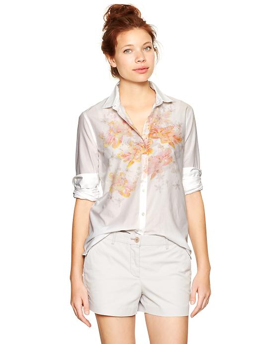 Image number 1 showing, Floral shirt