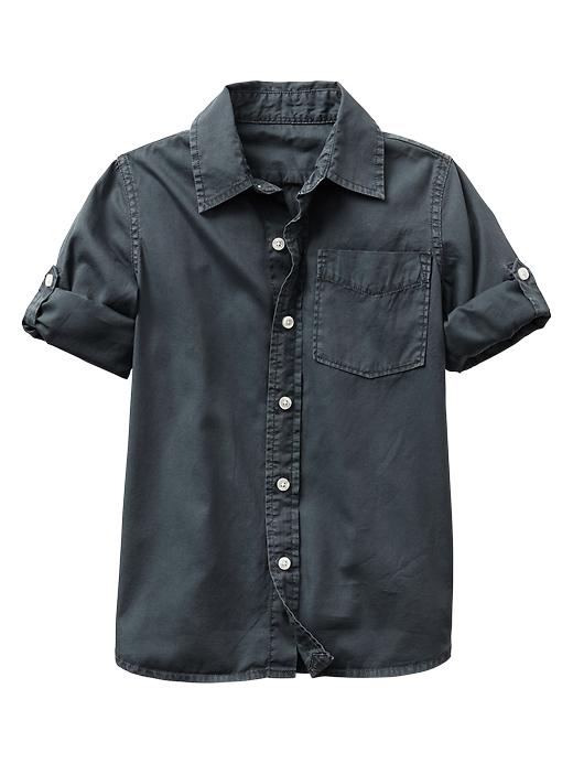 View large product image 1 of 1. Convertible oxford shirt