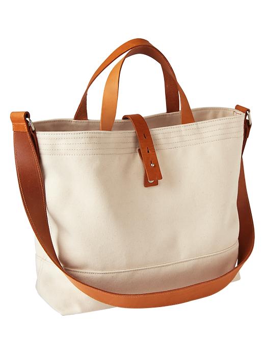 Image number 4 showing, Structured canvas tote
