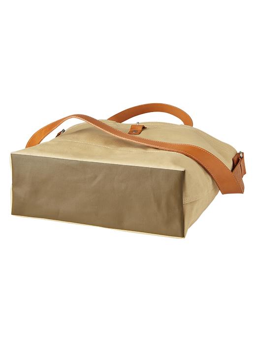 Image number 2 showing, Structured canvas tote