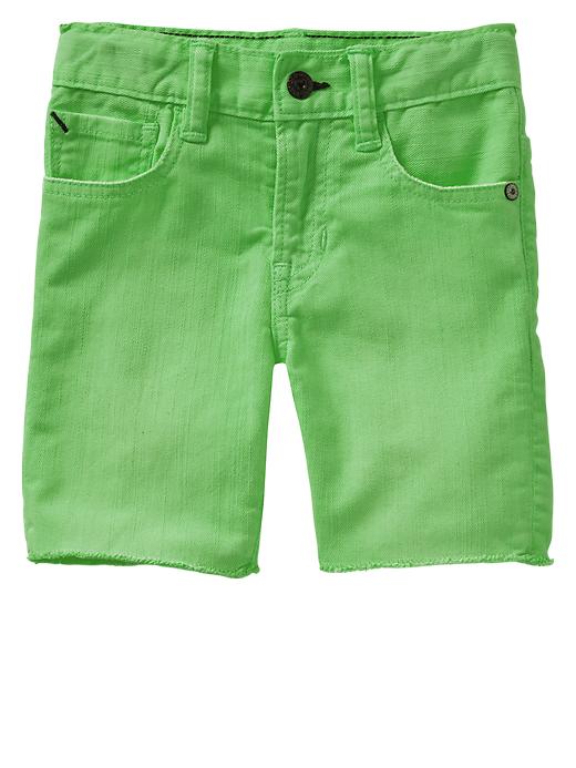Image number 1 showing, Frayed denim shorts