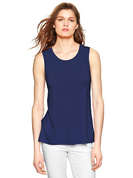 View large product image 1 of 1. A-line muscle tank