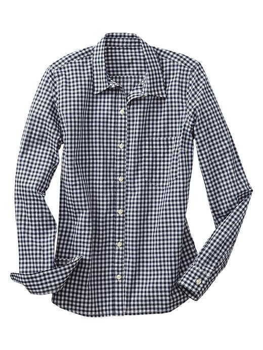 Image number 2 showing, Fitted boyfriend gingham shirt