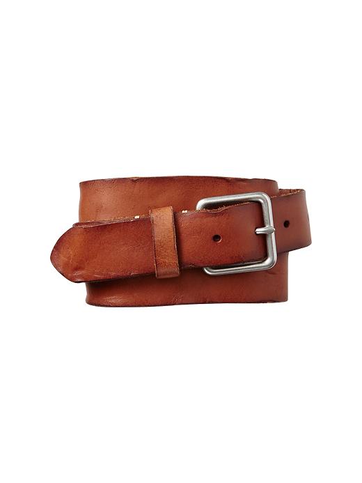 View large product image 1 of 1. Flat leather belt