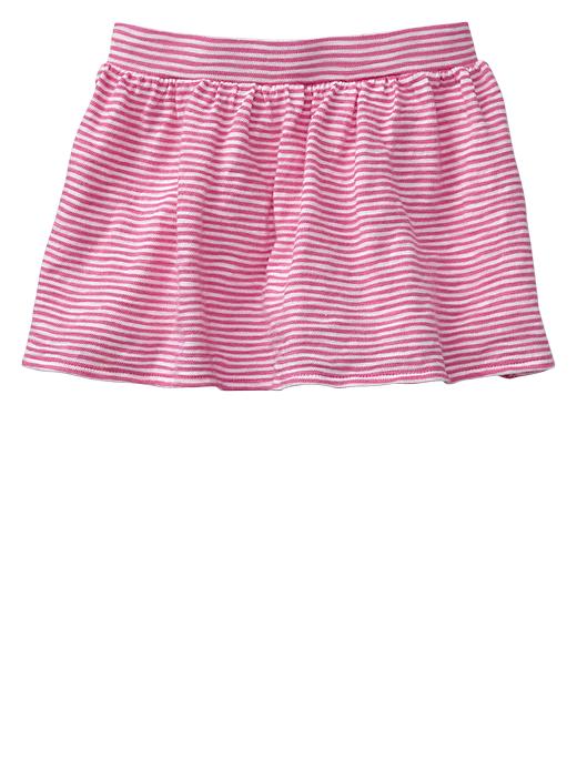View large product image 1 of 1. Mini-stripe circle skirt