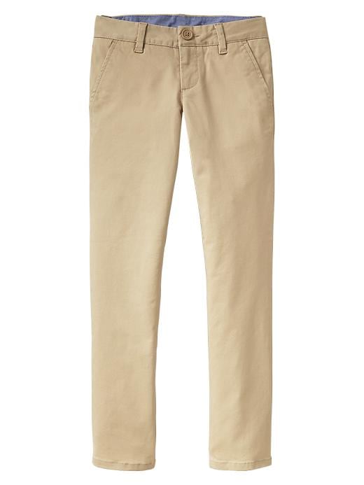 View large product image 1 of 1. Stretch skinny khakis