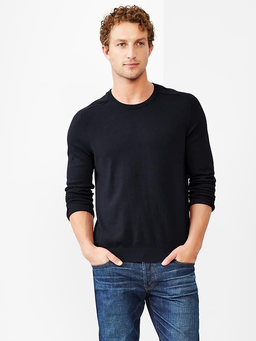 Image number 8 showing, Cotton cashmere crew sweater