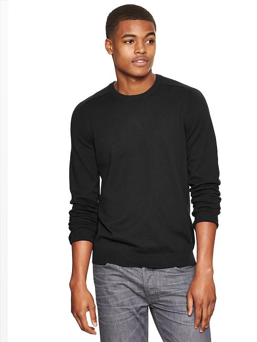 Image number 9 showing, Cotton cashmere crew sweater