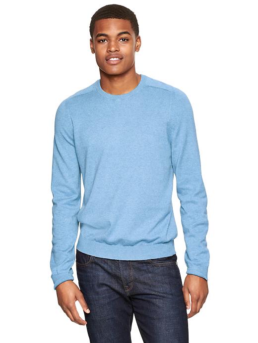 Image number 5 showing, Cotton cashmere crew sweater