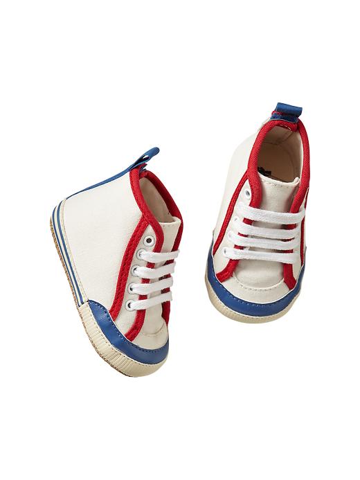 View large product image 1 of 1. Americana hi-top sneakers