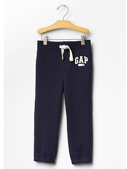 gap logo fleece pants