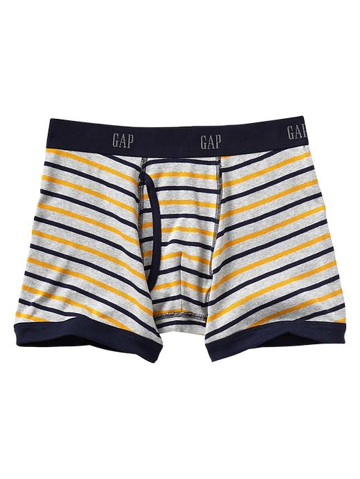 View large product image 1 of 1. Multi-stripe boxer briefs