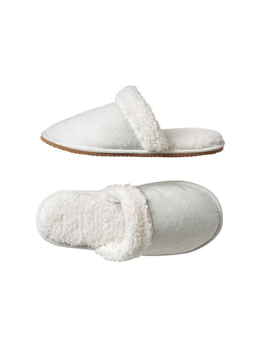 View large product image 1 of 1. Sherpa slippers