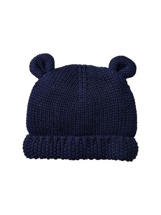 View large product image 1 of 1. Bear sweater hat