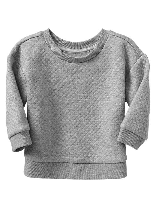Image number 1 showing, Quilted sweatshirt