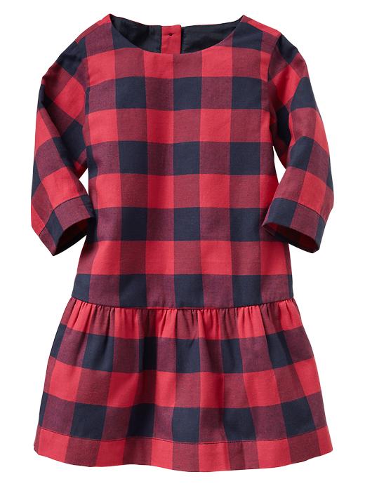 View large product image 1 of 1. Checkered flannel dress