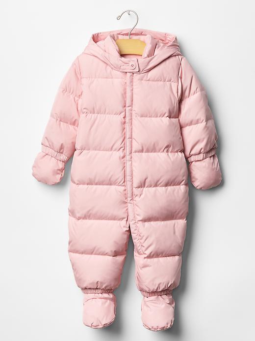 View large product image 1 of 1. Warmest puffer snowsuit