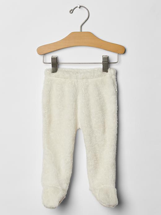 View large product image 1 of 1. Sherpa footed pants