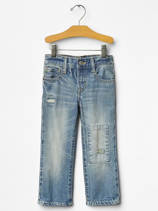 Image number 1 showing, Rip & repair original fit jeans
