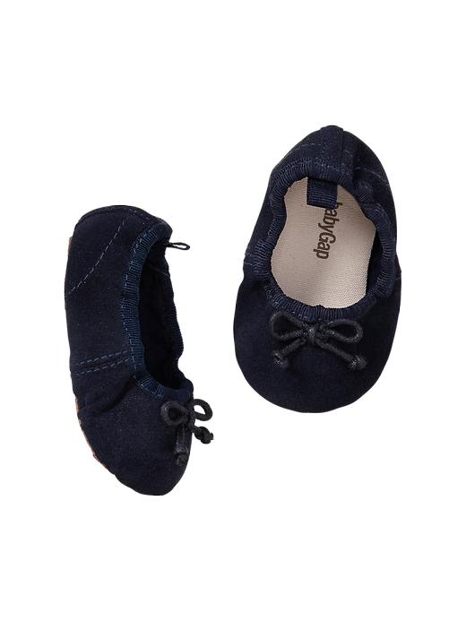 View large product image 1 of 1. Bow ballet flats