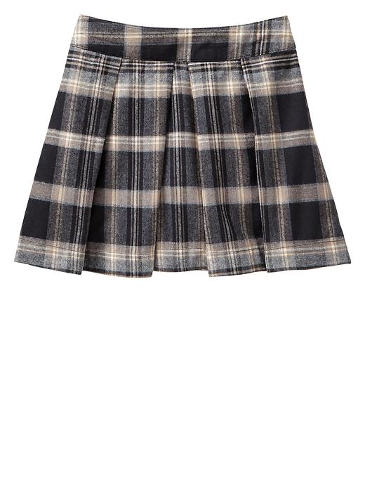 Image number 1 showing, Plaid flannel skirt