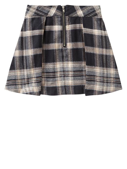 Image number 2 showing, Plaid flannel skirt