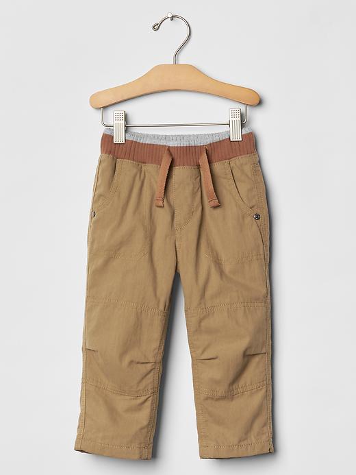 Image number 1 showing, Jersey-lined lifestyle pants