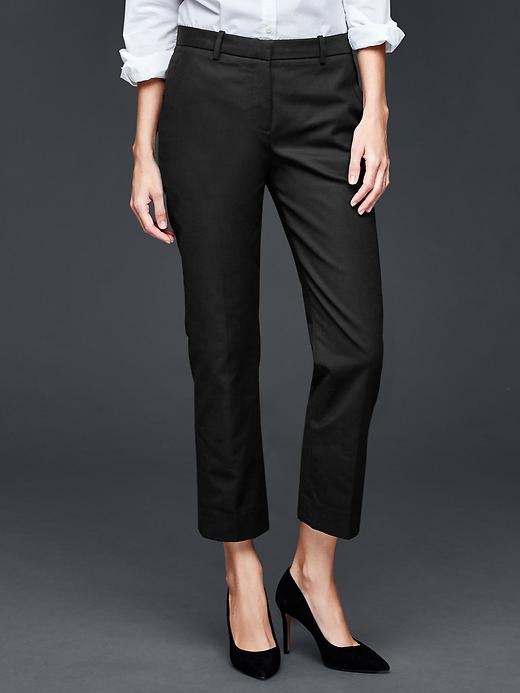Image number 1 showing, Tailored crop pants