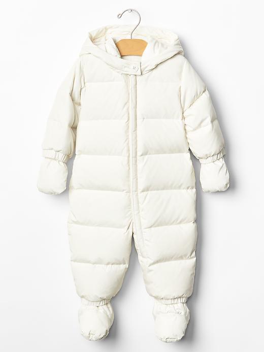 View large product image 1 of 1. Warmest puffer snowsuit