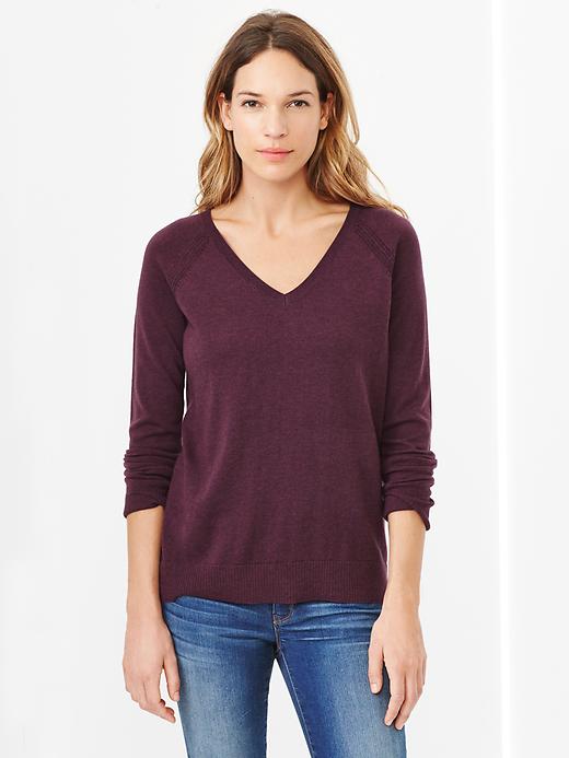 View large product image 1 of 1. Eversoft V-neck sweater